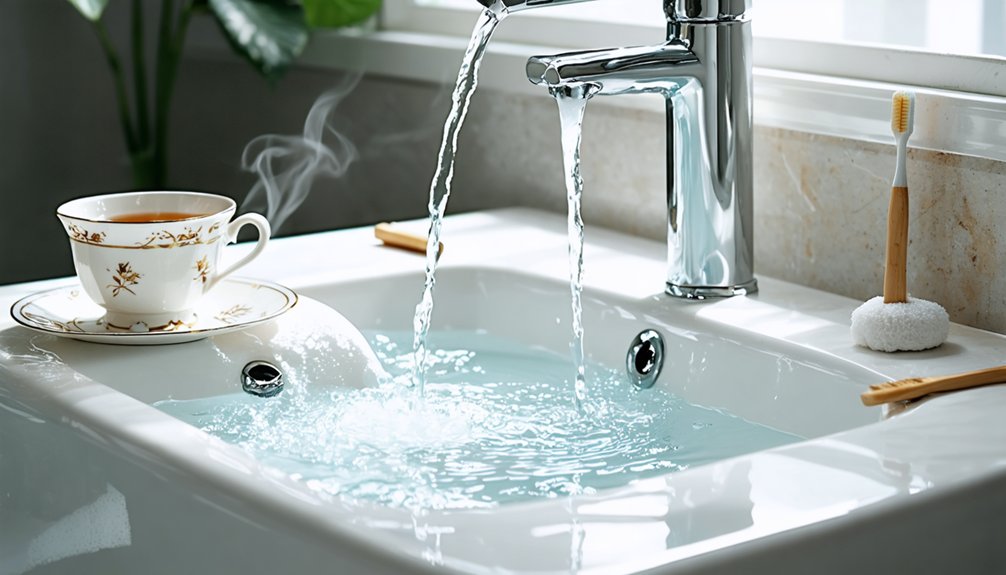 rinse wait then brush teeth