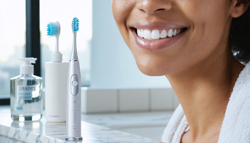 structured whitening maintenance routine