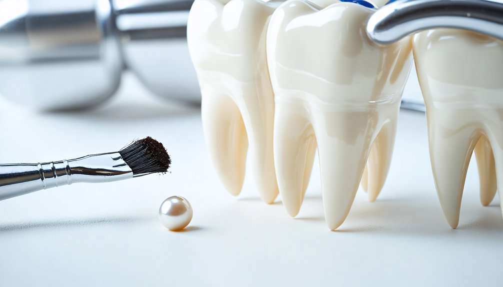 targeted professional whitening treatment for coffee stains