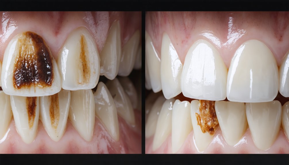 teeth whitening compromised by smoking
