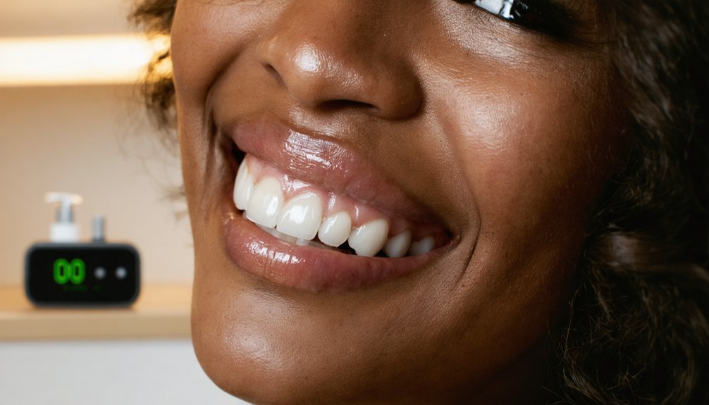 teeth whitening duration varies