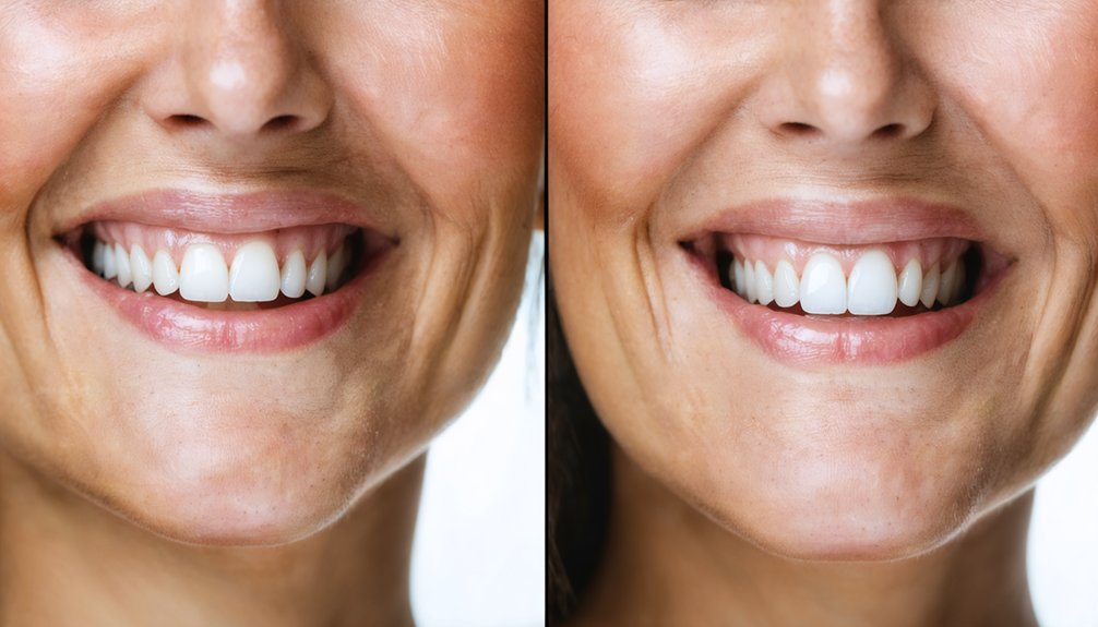 teeth whitening efficacy diminishes with age