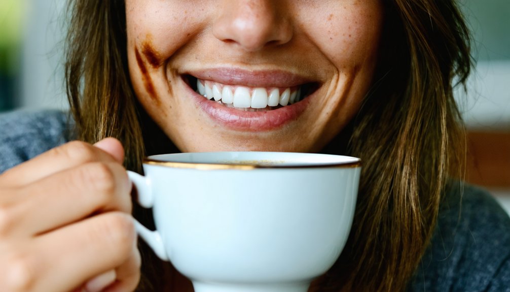 teeth whitening for tea stains