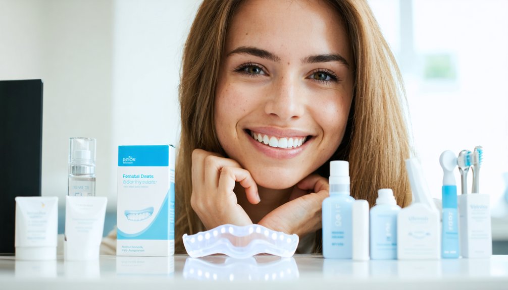 whitening after braces removal options