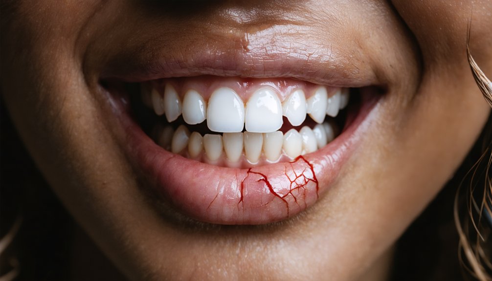 whitening risks with dry mouth