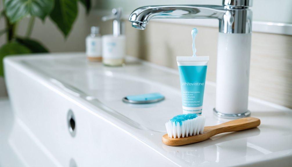 whitening toothpaste with fluoride protection