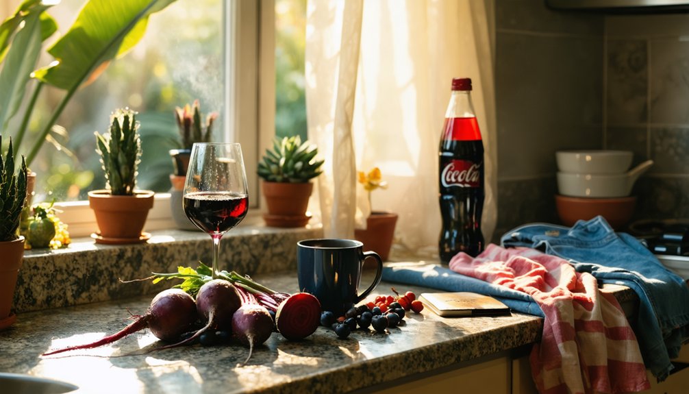 avoid staining foods drinks