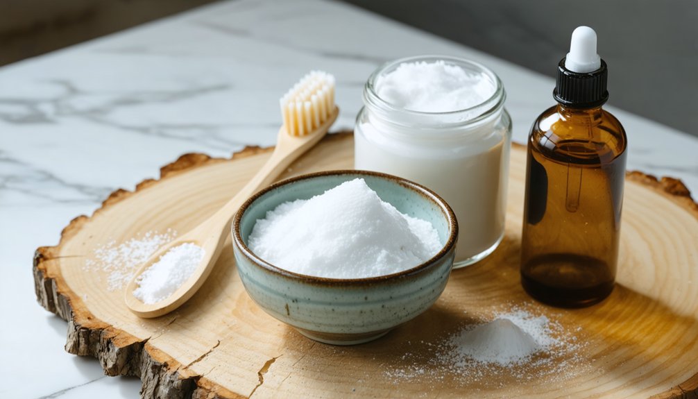 baking soda peroxide paste