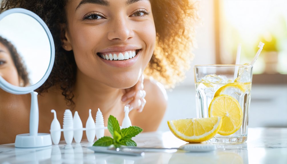 brighten teeth with spots