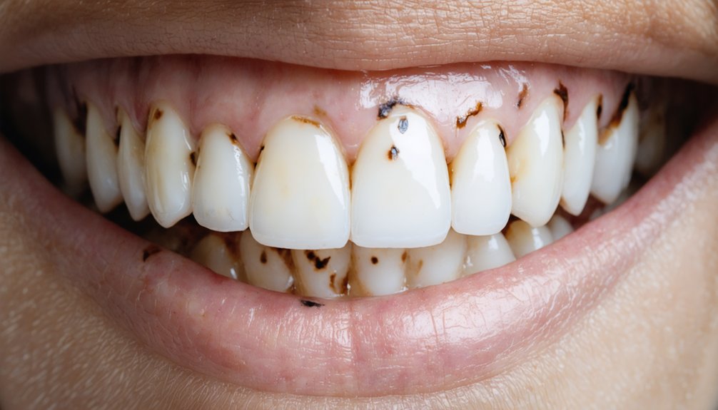 causes of front teeth discoloration