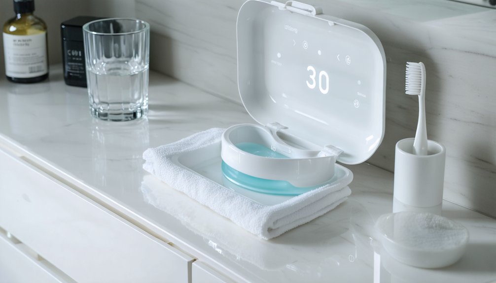 consistent whitening tray schedule