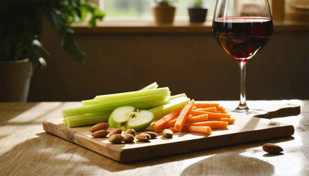 crunchy foods combat stains