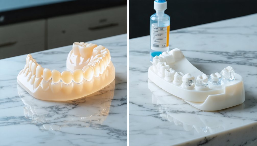 custom trays yield superior whitening