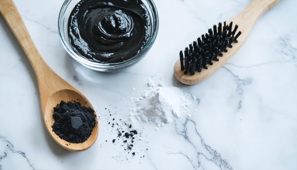 diy charcoal whitening paste