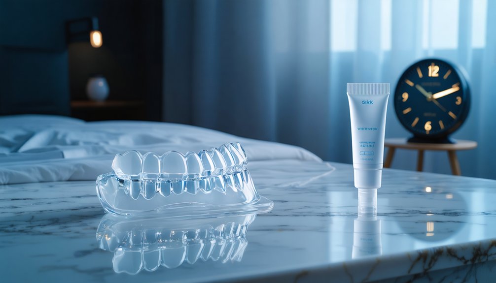 effectiveness of whitening trays