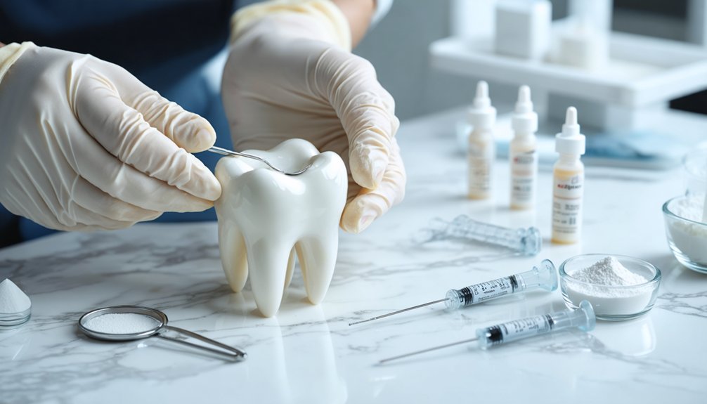 fluoride stain whitening solutions