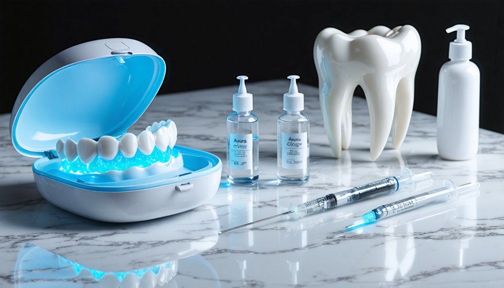 home whitening vs professional care