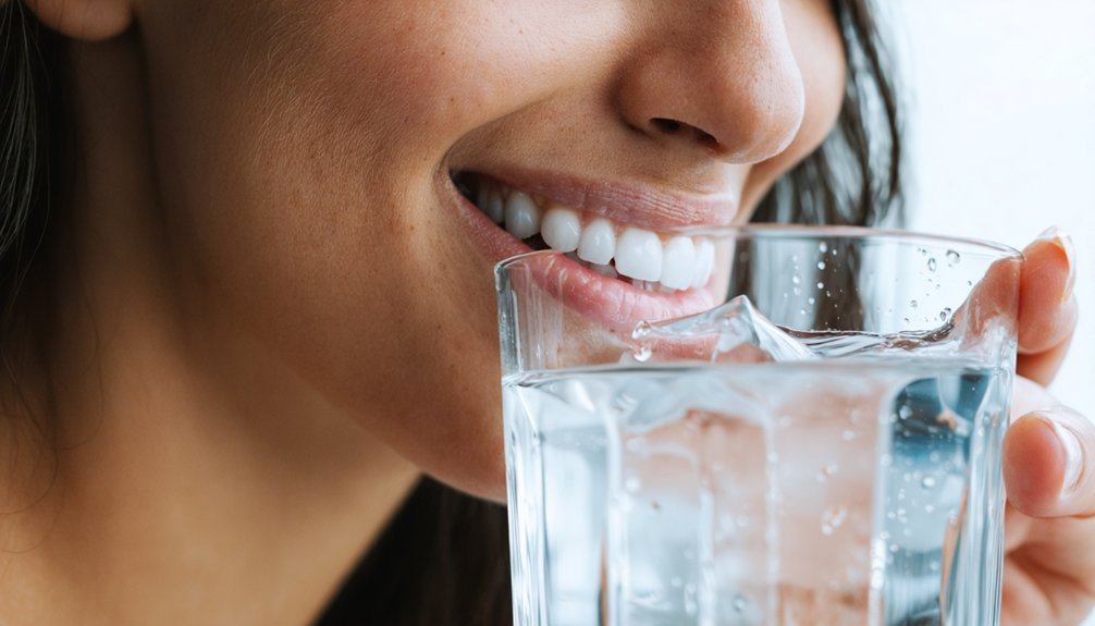 hydration enhances whitening results