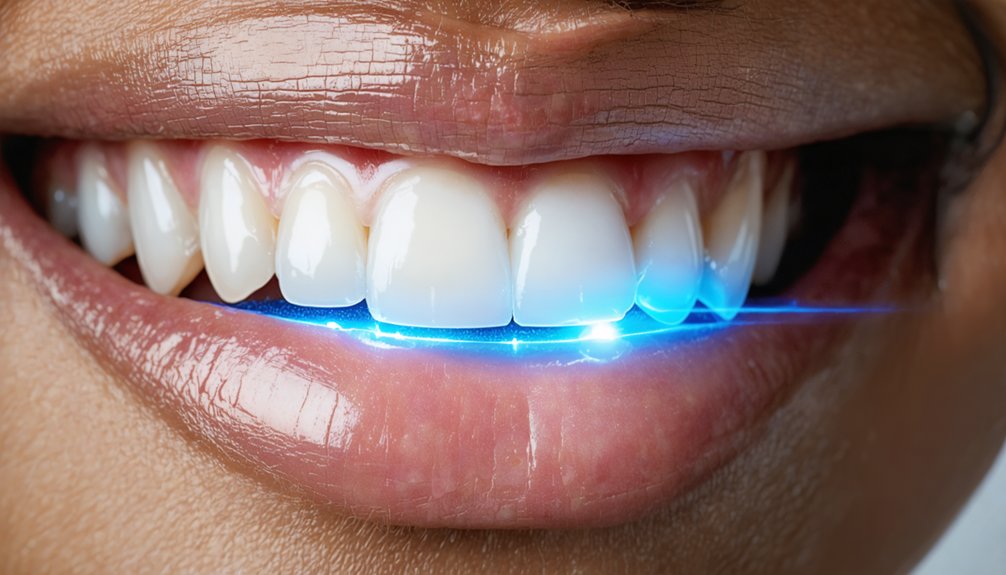 laser whitening effectively removes stains