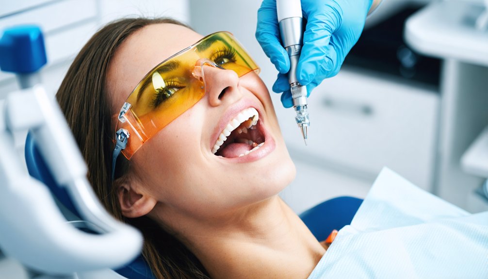 laser whitening for sensitivity