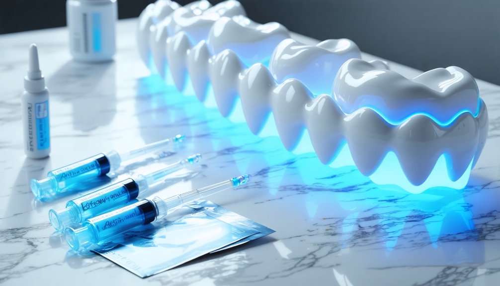 led intensity affects whitening