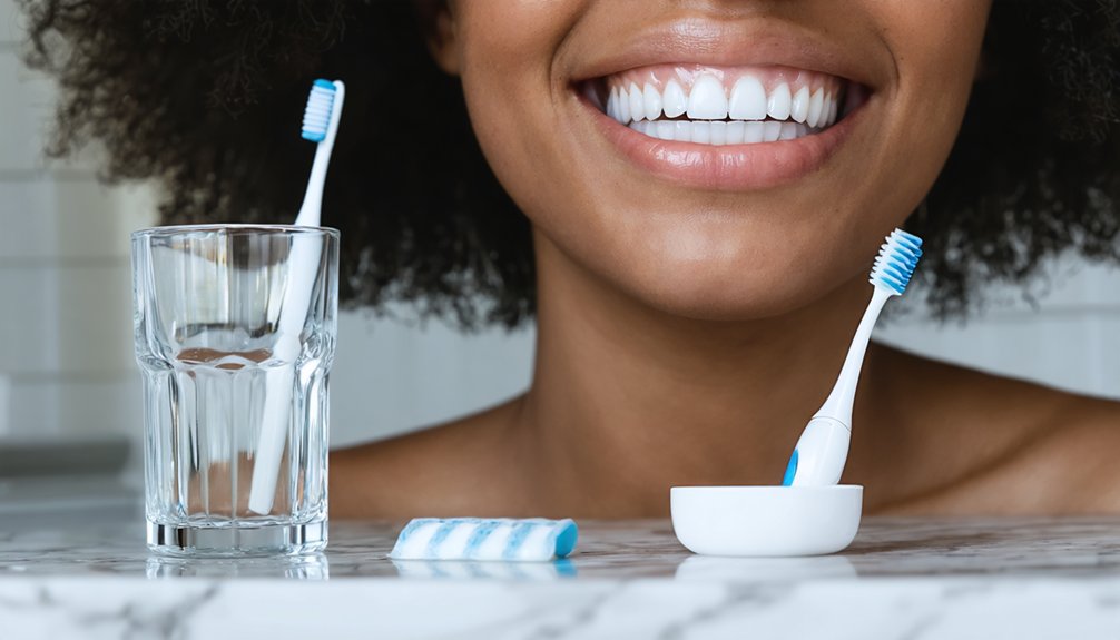 maintain whitening with care