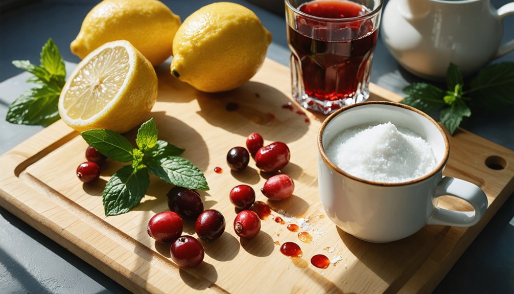 natural foods combat cranberry stains