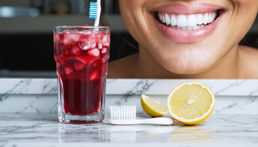 prevent cranberry juice stains