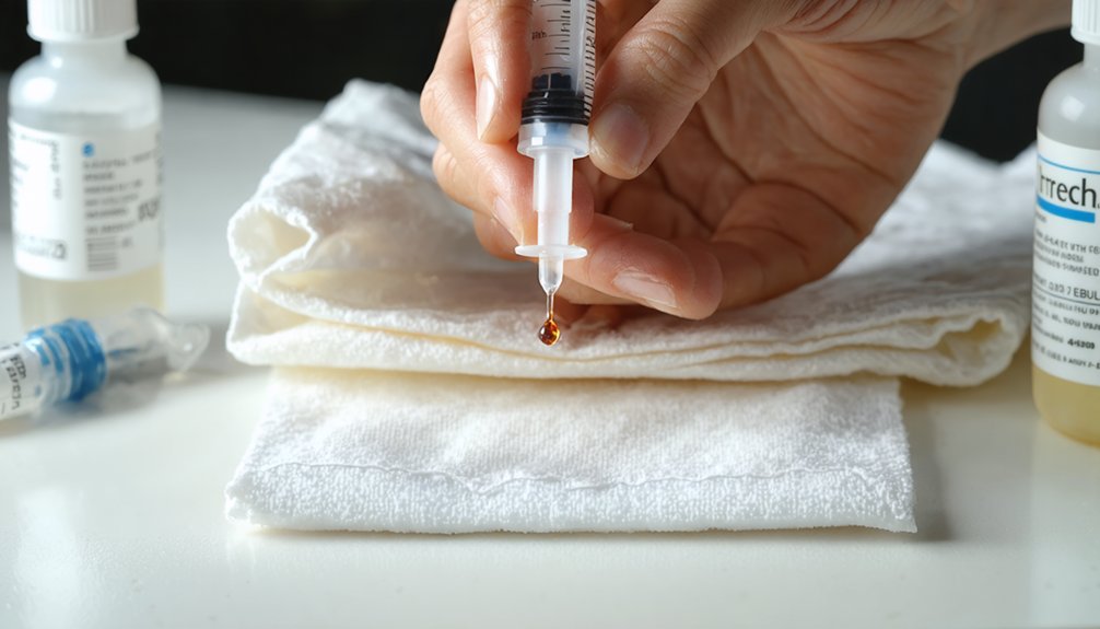 prevent liquid medication spills