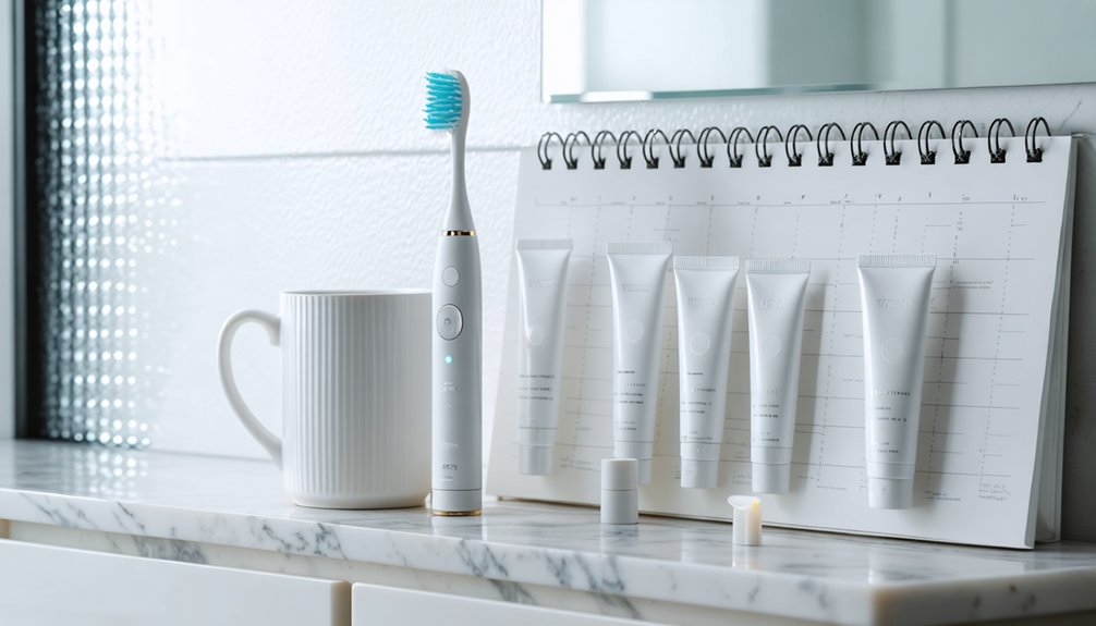 schedule regular whitening touch ups