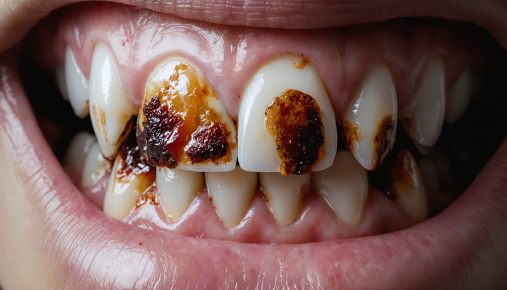 smoking harms oral health
