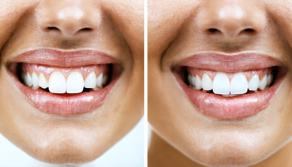 whitening results depend on treatment