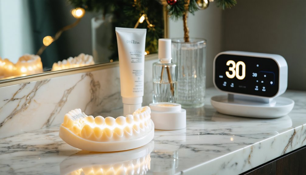 whitening trays daily duration