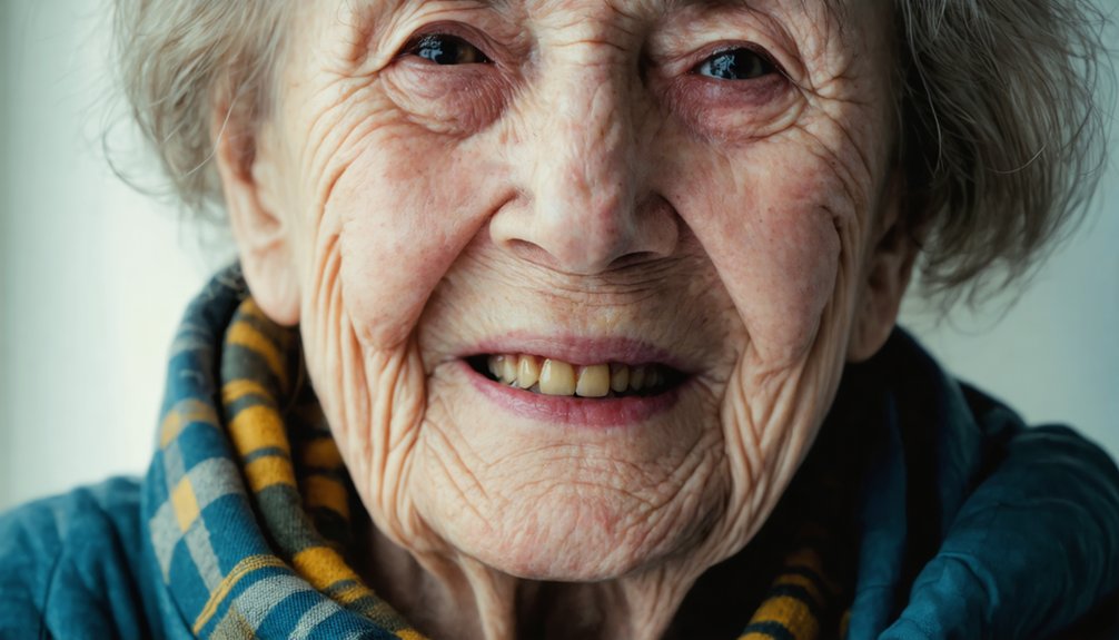 aging causes tooth discoloration