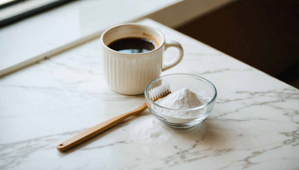 baking soda coffee stain removal