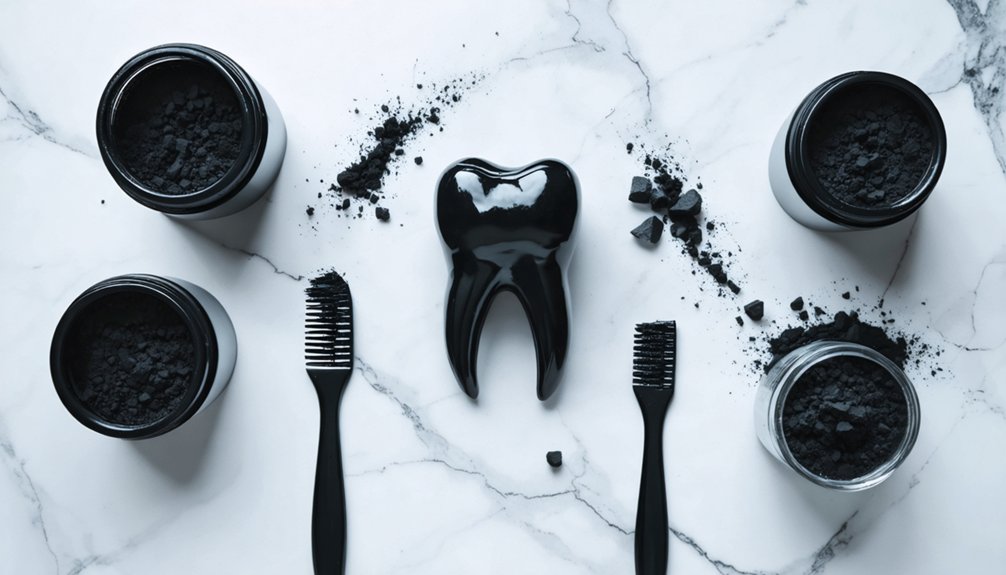 charcoal whitening enamel risk