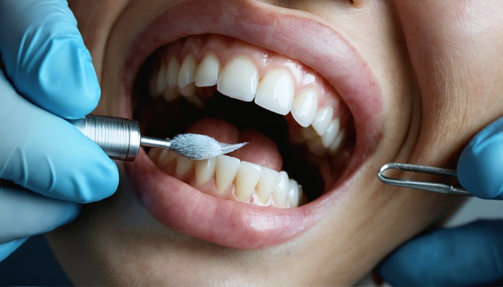 controlled enamel stain removal