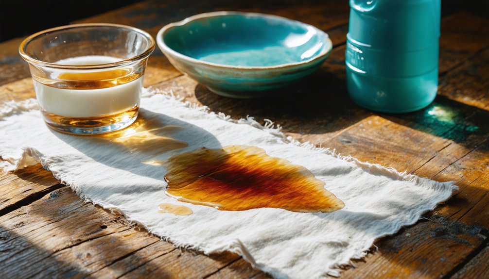 dish soap vinegar solution