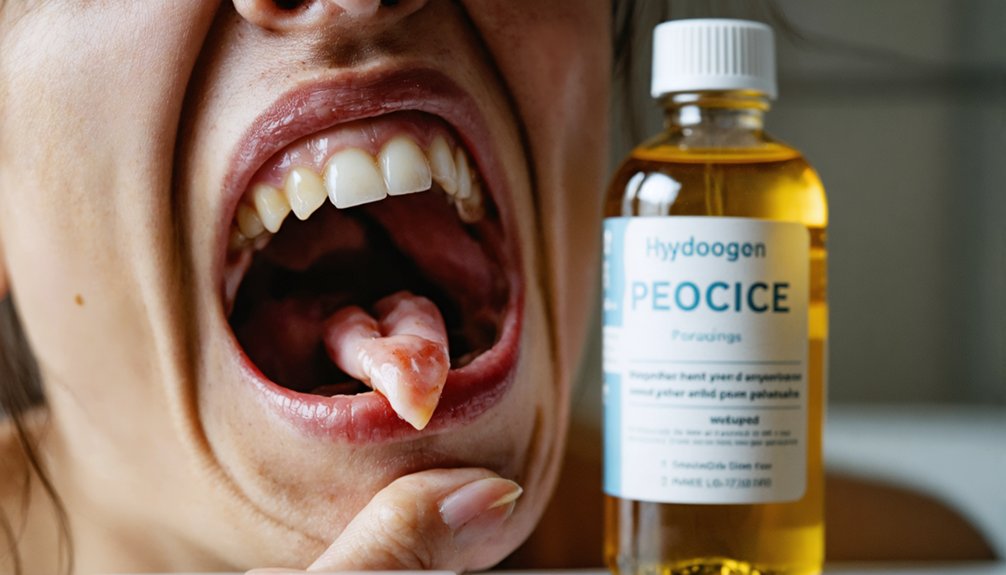 hydrogen peroxide overuse symptoms