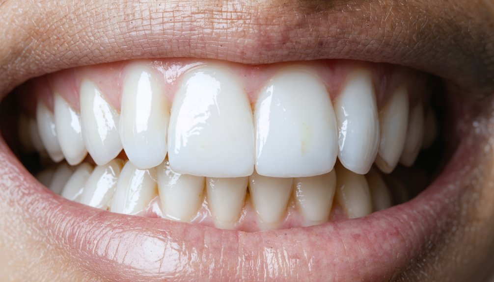 inconsistent whitening treatment results