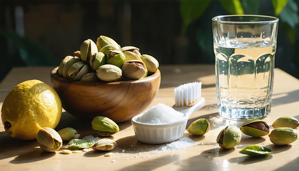 prevent pistachio teeth stains