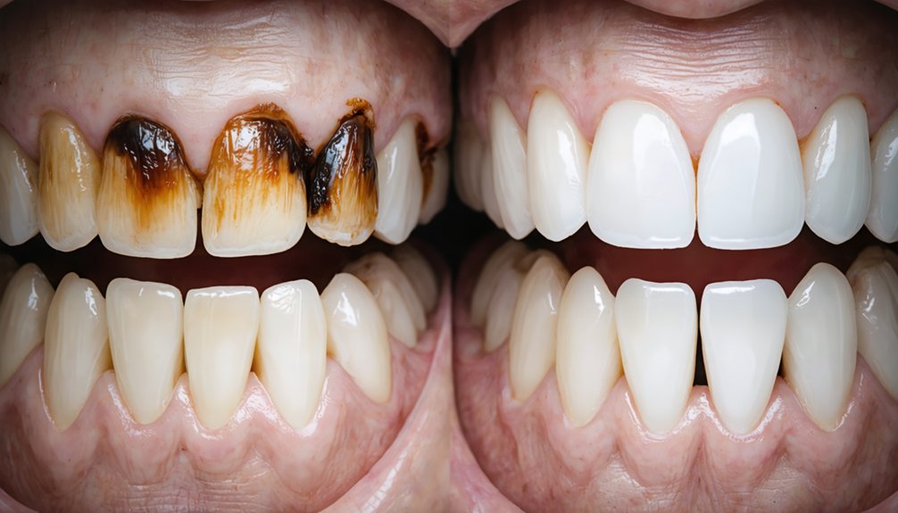reverse smoking stains teeth