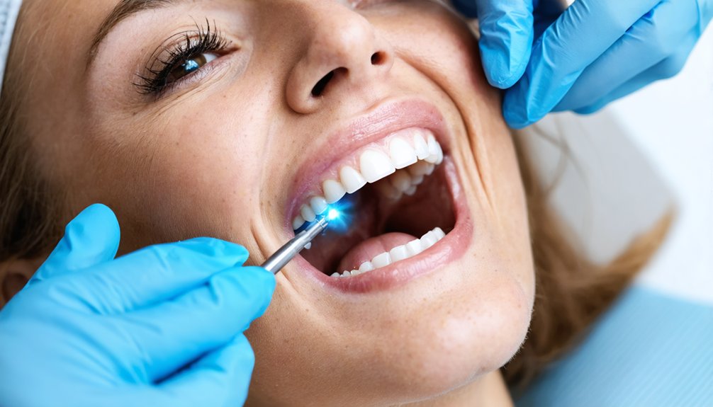 sensitive gums laser whitening