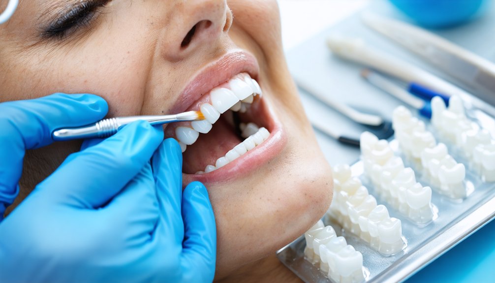 structured professional whitening process