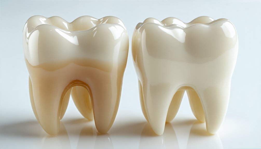 whitening affects restoration aesthetics