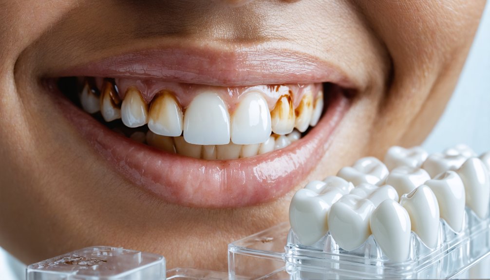 whitening method matches severity