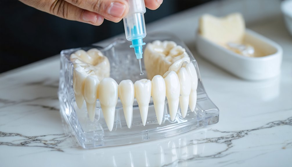apply gel protect gums