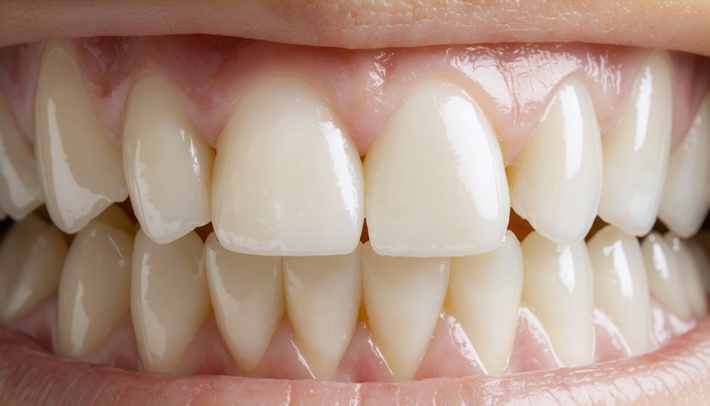color contrast after whitening