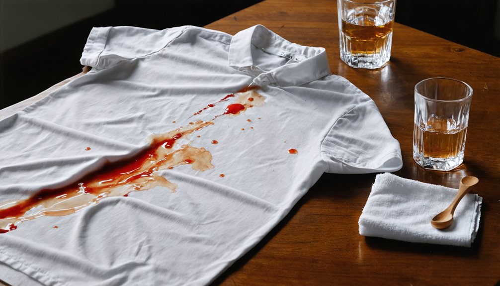 immediate stain removal steps