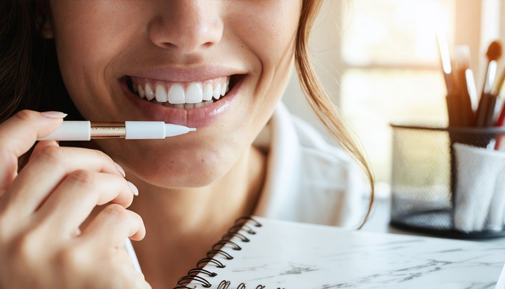 monthly whitening maintenance routine